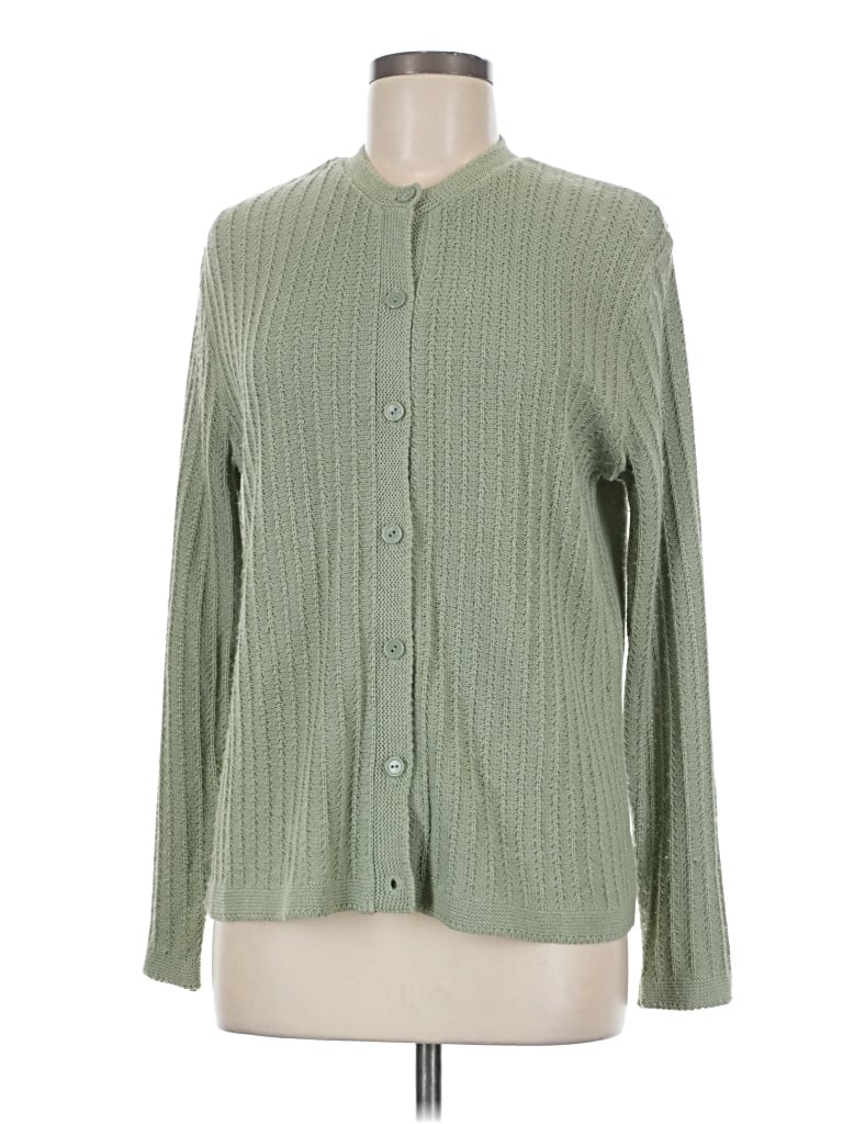 Pre-owned Bobbie Brooks Cardigan Sweater In Green