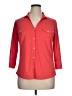 J. McLaughlin Red 3/4 Sleeve Blouse Size XL - photo 1