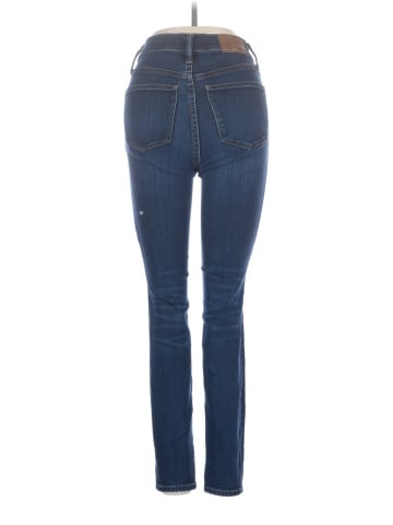 Madewell 9" Mid-Rise Skinny Jeans in Larkspur Wash: TENCEL&trade; Denim Edition (view 2)