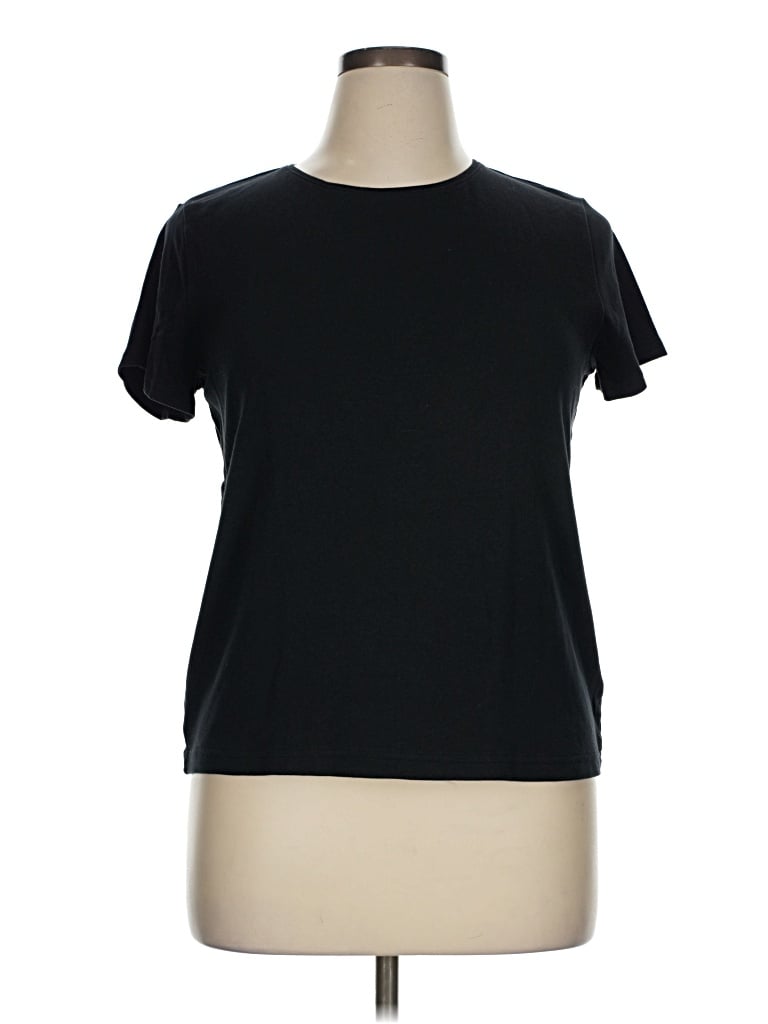 Pre-owned Croft & Barrow Active T-shirt In Black