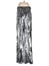 Nasty Gal Inc. 100% Polyester Metallic Silver Casual Pants Size 0 - photo 2