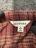 Max Studio 100% Rayon Plaid Brown 3/4 Sleeve Button-Down Shirt Size L - photo 7
