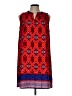Sweet Rain 100% Polyester Print Red Casual Dress Size L - photo 1
