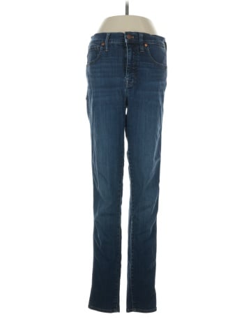 Madewell Tall 10" High-Rise Skinny Jeans in Woodland Wash: TENCEL&trade; Denim Edition (view 1)
