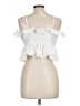 Express White Sleeveless Blouse Size L - photo 2