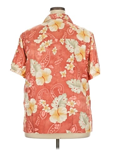 Caribbean Joe Short Sleeve Blouse (view 2)