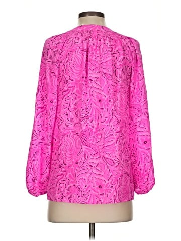 Lilly Pulitzer 3/4 Sleeve Silk Top (view 2)