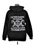 Unbranded 100% Polyester Black Pullover Hoodie Size 1X - photo 2