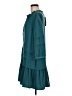 Zara 100% Polyester Teal Casual Dress Size M (estimated) - photo 5