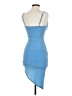 City Vibe 100% Polyester Blue Cocktail Dress Size S - photo 2