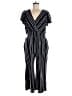 Left Coast by Dolan Stripes Blue Black Jumpsuit Size L - photo 1