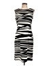 Bisou Bisou Graphic Black Cocktail Dress Size 12 - photo 1