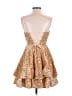 Unbranded 100% Polyester Animal Print Gold Cocktail Dress Size 4 - photo 2