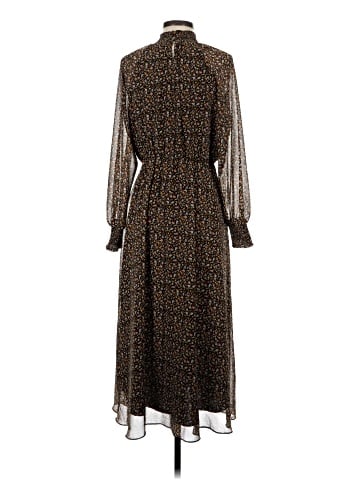 Madewell (Re)sourced Georgette Smocked-Neck Midi Dress in Folktale Paisley (view 2)