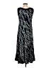 Perceptions Graphic Black Cocktail Dress Size S - photo 2