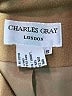 Charles Gray London Tan Wool Coat Size S - photo 6