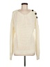 Time and Tru 100% Acrylic Solid Ivory Pullover Sweater Size M - photo 1