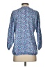 Ann Taylor 100% Polyester Blue 3/4 Sleeve Blouse Size S - photo 2