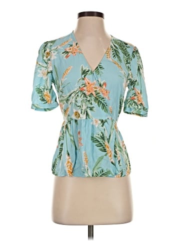 Lucky Brand Short Sleeve Blouse (view 1)