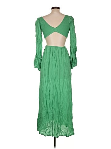 Olivaceous Casual Dress (view 2)