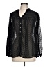 Torrid 100% Polyester Black Long Sleeve Blouse Size Lg Plus (0) - photo 1