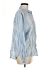 A New Day Solid Blue Long Sleeve Button-Down Shirt Size M - photo 4