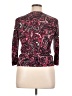 Talbots 100% Wool Paisley Pink Burgundy 3/4 Sleeve Top Size XL - photo 2