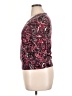 Talbots 100% Wool Paisley Pink Burgundy 3/4 Sleeve Top Size XL - photo 5