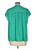 Maison d' Amelie Green Short Sleeve Blouse Size L - photo 2
