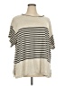 Max Studio Stripes Ivory 3/4 Sleeve T-Shirt Size 3X - photo 1