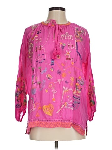 Johnny Was 3/4 Sleeve Blouse (view 1)