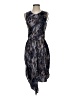 Ulla Johnson 100% Silk Print Gray Cocktail Dress Size 4 - photo 1