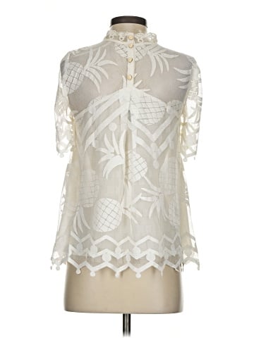 HD in Paris Short Sleeve Blouse (view 2)