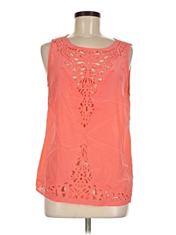 Cynthia Rowley Sleeveless Silk Top (view 1)