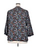 Van Heusen 100% Polyester Blue 3/4 Sleeve Blouse Size XXL - photo 2