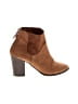 Brash Brown Ankle Boots Size 9 1/2 - photo 1