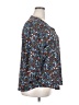 Van Heusen 100% Polyester Blue 3/4 Sleeve Blouse Size XXL - photo 4