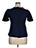 Zara Blue Short Sleeve Blouse Size XL - photo 1