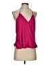 Olivaceous 100% Polyester Burgundy Sleeveless Blouse Size S - photo 1