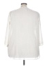 Avenue 100% Polyester Ivory 3/4 Sleeve Blouse Size 22 Plus - photo 2