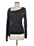 Pursue 100% Rayon Black Long Sleeve Top Size M - photo 1