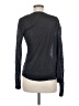 Pursue 100% Rayon Black Long Sleeve Top Size M - photo 2