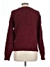 Time and Tru 100% Polyester Tweed Burgundy Pullover Sweater Size L - photo 2