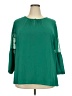 Van Heusen 100% Polyester Green 3/4 Sleeve Blouse Size XXL - photo 1