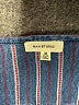 Max Studio Stripes Blue Casual Dress Size M - photo 7