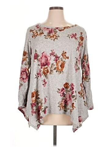 Green Envelope 3/4 Sleeve Blouse (view 1)