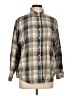 L.L.Bean 100% Cotton Plaid Tan Long Sleeve Button-Down Shirt Size L - photo 1