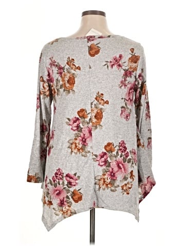 Green Envelope 3/4 Sleeve Blouse (view 2)