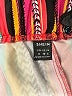 Shein 100% Polyester Stripes Pink Shorts Size 6 - photo 3