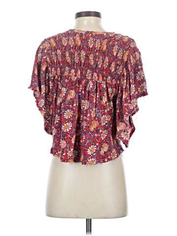 Free People Short Sleeve Blouse (view 2)